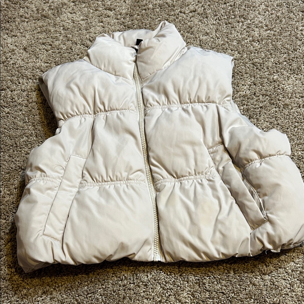 H&M Puffer Vest - Cream